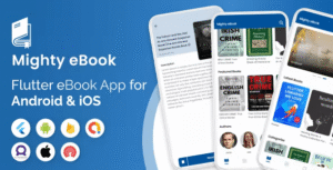 Mighty eBook - Flutter Book Reader App with php backend