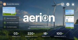 Aerion – Renewable & Green Energy WordPress Theme