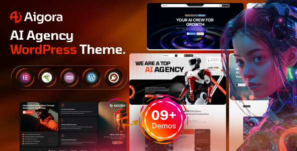 AI Agency WordPress Theme preview
