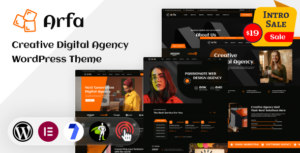 Arfa – Creative Digital Agency WordPress Theme