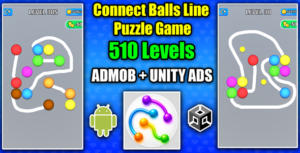 Connect Balls - Line Puzzle 3D Unity Game Template