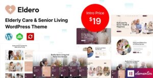 Eldero – Elderly Care & Senior Living WordPress Theme