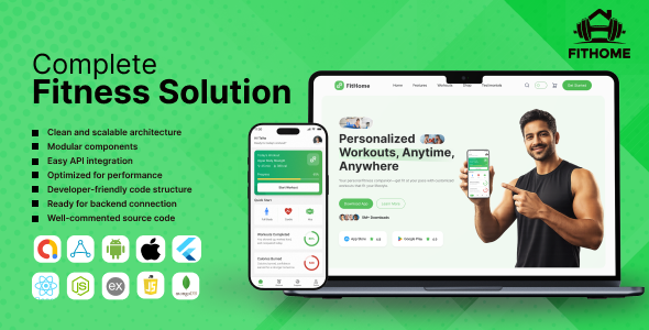 FitHome Workout Platform preview
