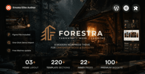 Forestra – Carpenter, Wood & Forestry WordPress Theme