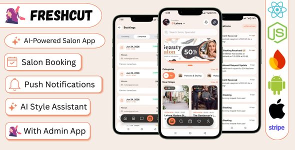 Booking React Native App preview