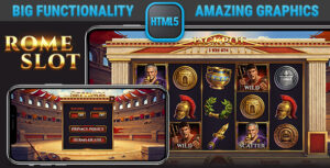 HTML Responsive Slot • Rome Slot Casino Game