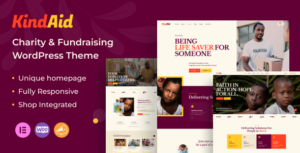 KindAid – Charity & Nonprofit WordPress Theme