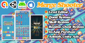 Merge Shooter - Unity Game Template