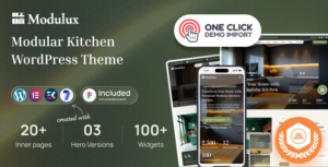 Modulux – Modular Kitchen WordPress Theme