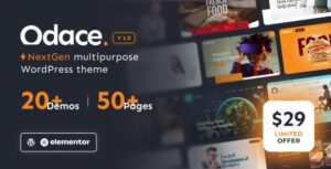 Odace – All-in-One Elementor WordPress Theme
