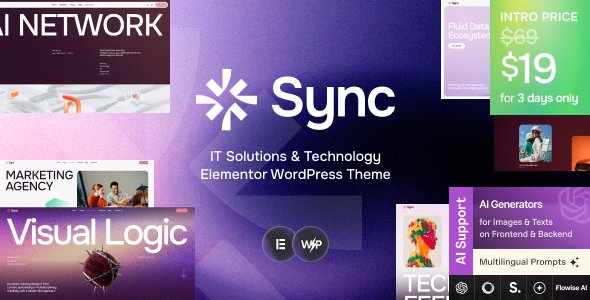 Technology Elementor WordPress Theme preview