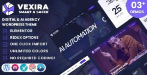 Vexira – Digital & AI Agency WordPress Theme