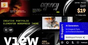 View – Creative Portfolio Elementor WordPress Theme