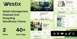 Westix – Recycling & Waste Management WordPress Theme