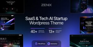 Zenix – AI Agency & Technology WordPress Theme