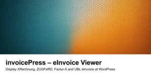 invoicePress – EN16931 e-Invoice Viewer