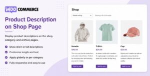 Product Description on Shop & Archive Pages for WooCommerce