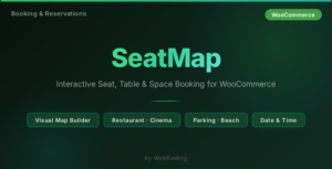 Seat & Space Reservation Map – Interactive Floor Plan Booking for WordPress