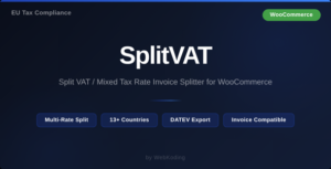 SplitVAT – WooCommerce Split VAT / Mixed Tax Rate Invoice Splitter
