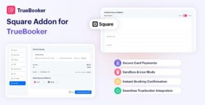 Square Payment Integration With TrueBooker