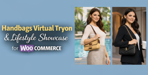 TryOnAI – AI Handbags Virtual Try-On for WooCommerce – Realistic Lifestyle Showcase