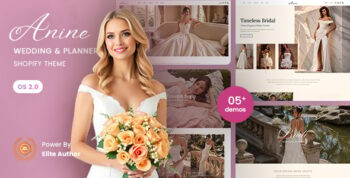 Anine – Wedding & Wedding Planner Shopify 2.0 Theme