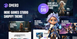 Ap Omero – Indie Games studio Shopify Theme