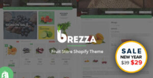 Brezza – Fruits & Food Store Shopify Theme & Template