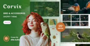 Corvix – Bird & Accessories Store Shopify 2.0 Theme