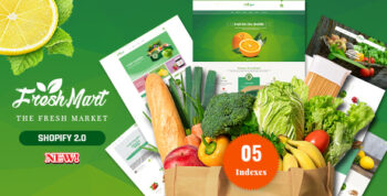 FreshMart – Responsive Shopify Theme, Organic, Fresh Food, Farm Store