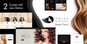 Triss – Hair Extension, Beauty Salon Shopify Theme